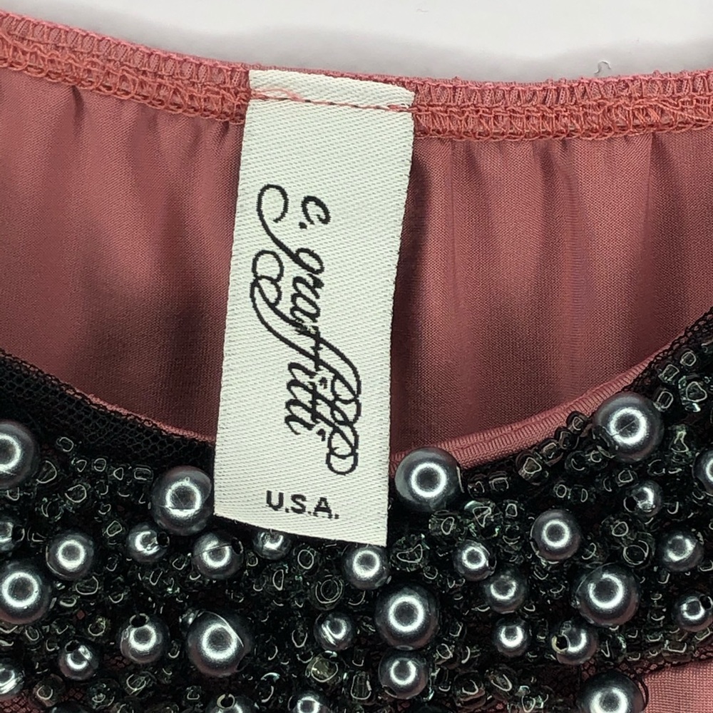Pink beaded top - Picture 9 of 10